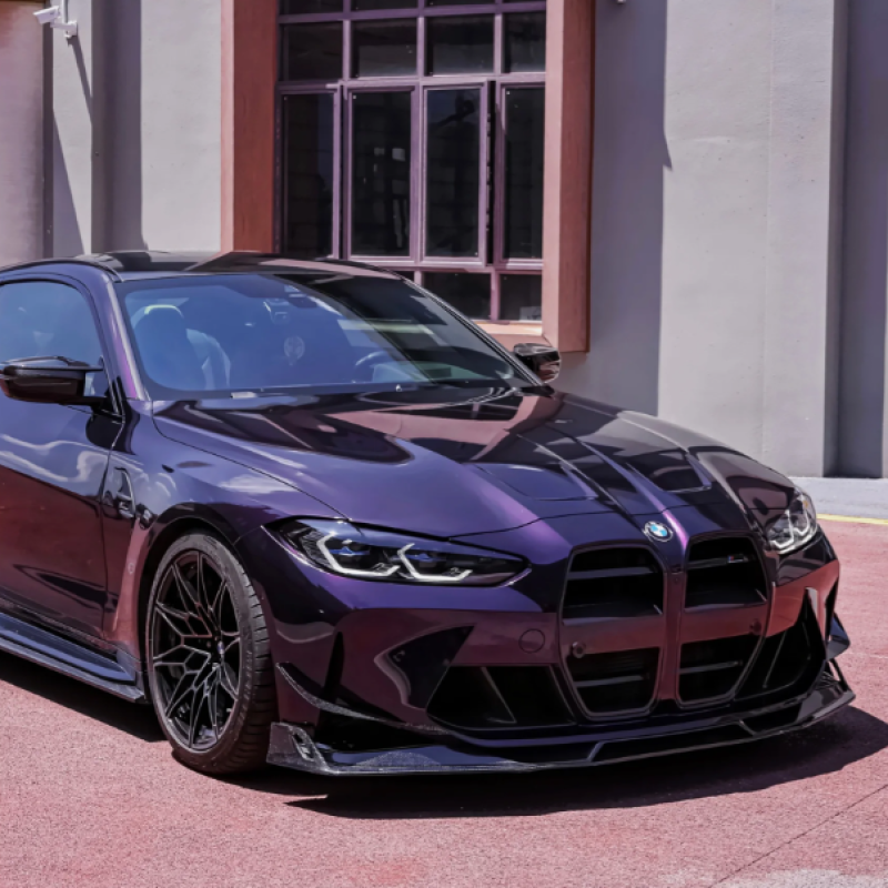 PET Gloss Metallic Midnight Purple Car Vinyl Wrap