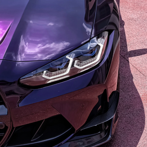 PET Gloss Metallic Midnight Purple Car Vinyl Wrap