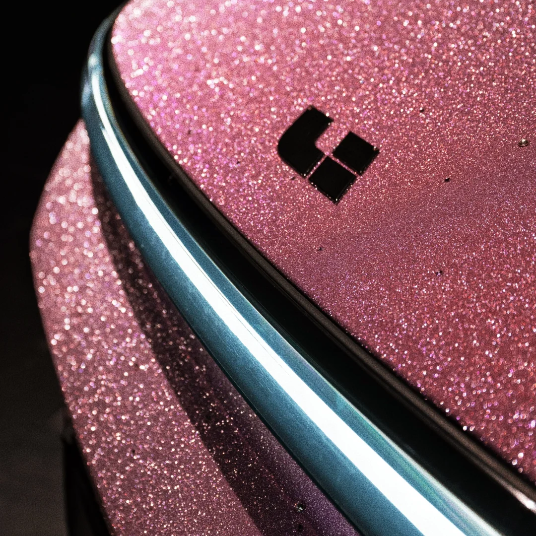 Super Diamond Pink Car Vinyl Wrap