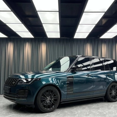 Gloss Metallic British Racing Green Car Vinyl Wrap 02