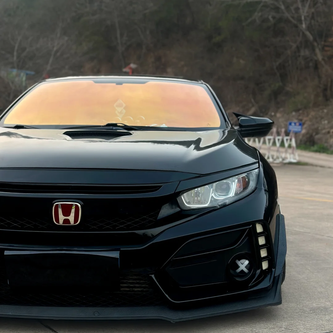 PET Gloss Repaired Black Car Vinyl Wrap