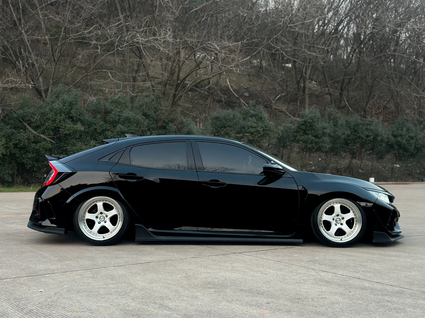 PET Gloss Repaired Black Car Vinyl Wrap