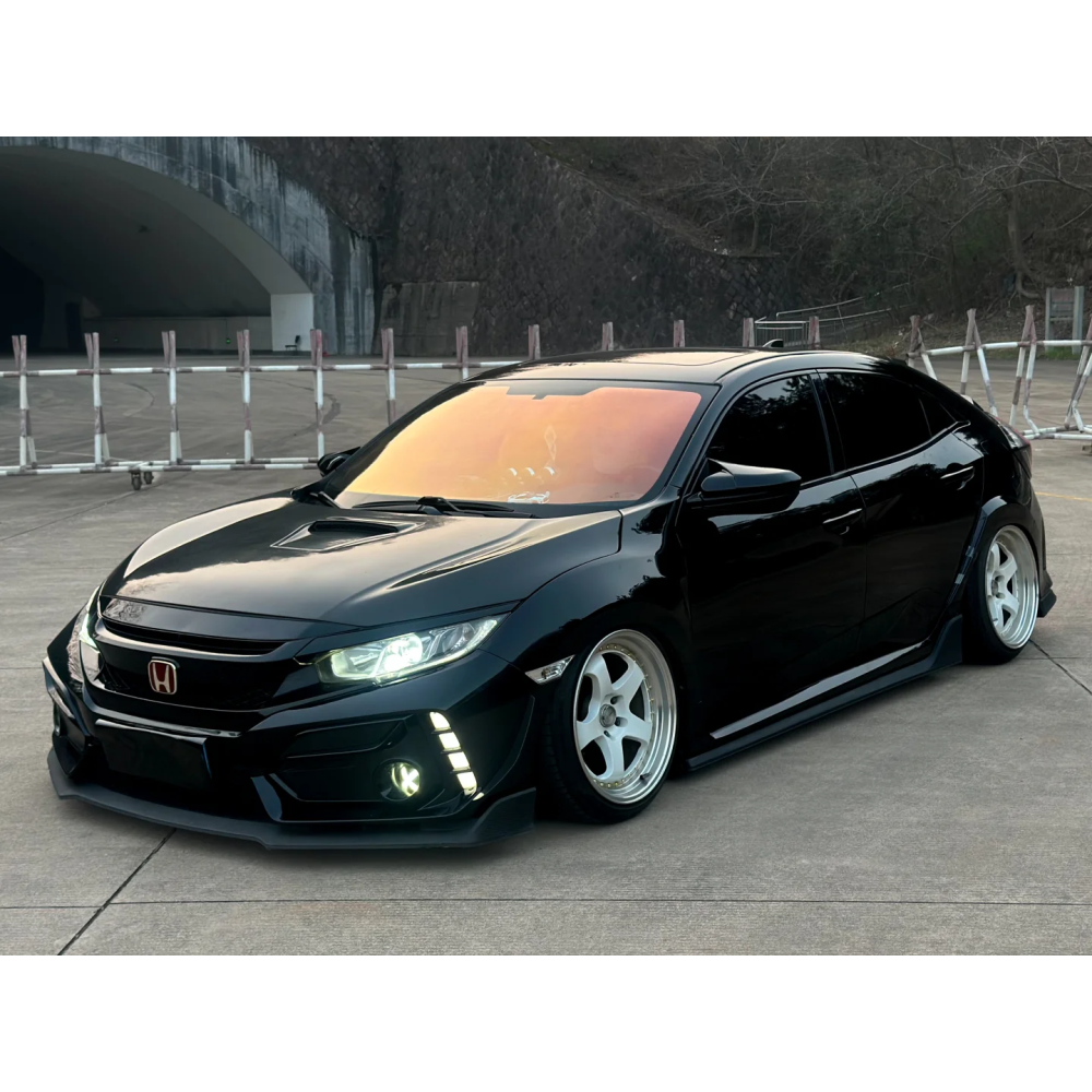 PET Super Gloss Repairable Dry Black Car Vinyl Wrap