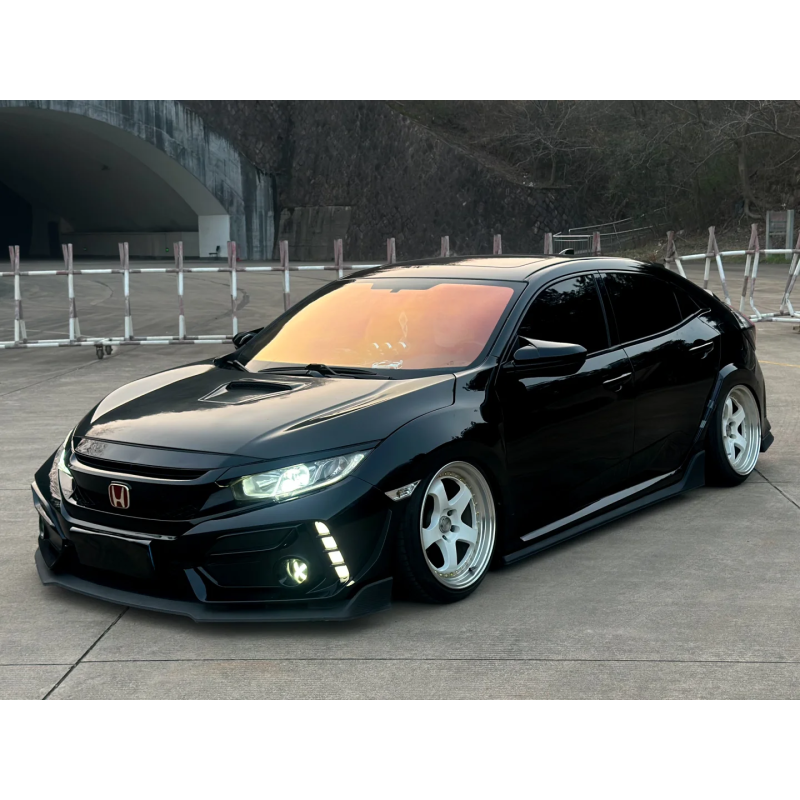 PET Super Gloss Repairable Dry Black Car Vinyl Wrap