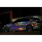 Laser Electroplated Silver Car Vinyl Wrap