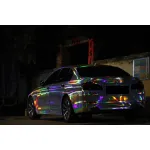 Laser Electroplated Silver Car Vinyl Wrap