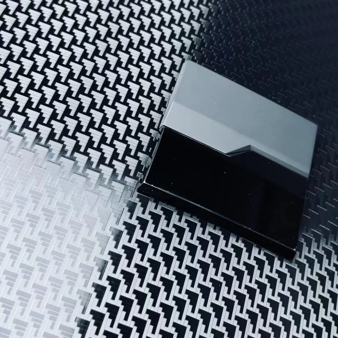 PET Aircraft Black Carbon Fiber Car Vinyl Wrap