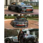 Matte Rainbow Flower Carbon Car Vinyl  Wrap
