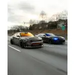 Matte Rainbow Flower Carbon Car Vinyl  Wrap