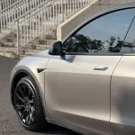 Benz Gloss Metallic PET GT Silver Car Vinyl Wrap