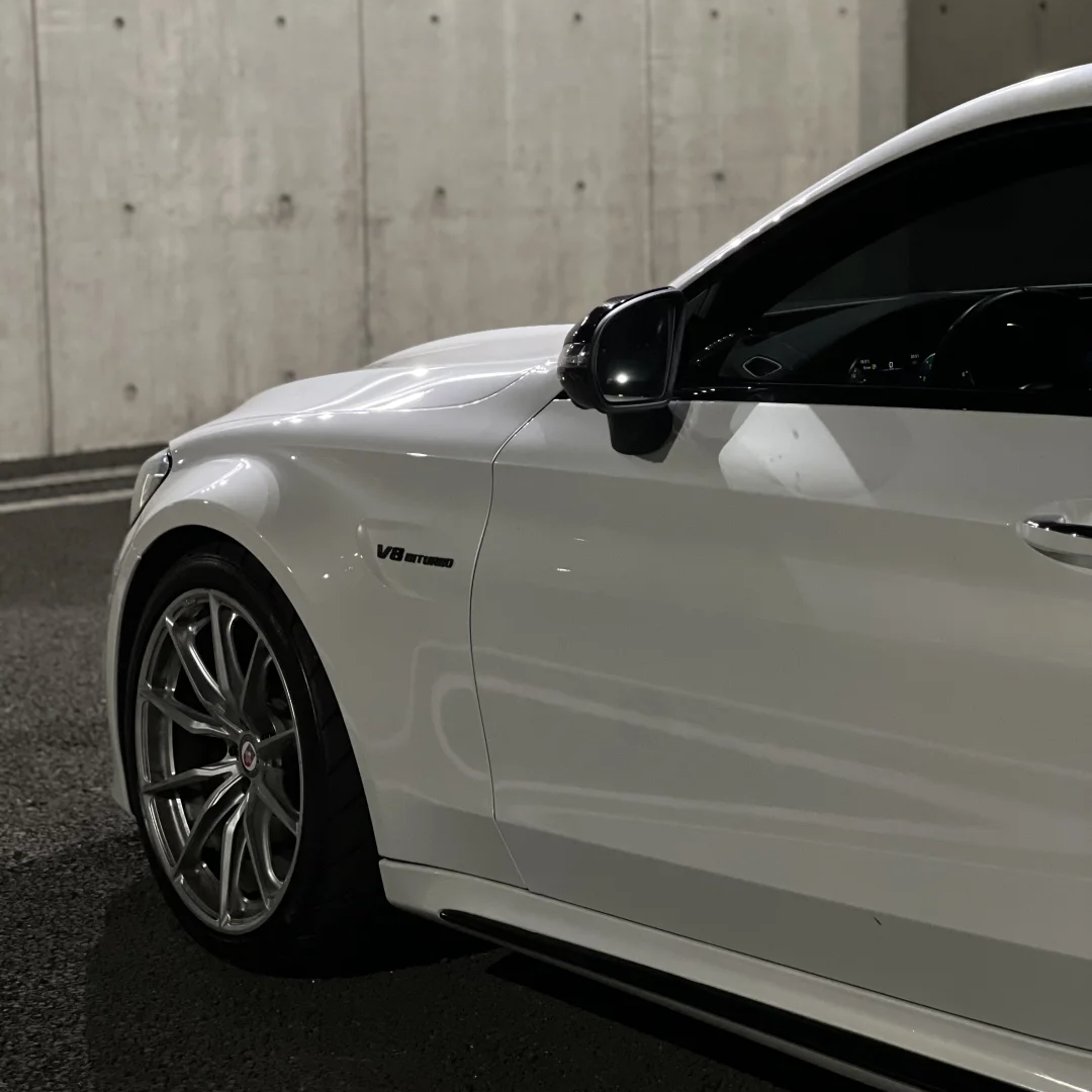 Gloss Pearl White Car Vinyl Wrap