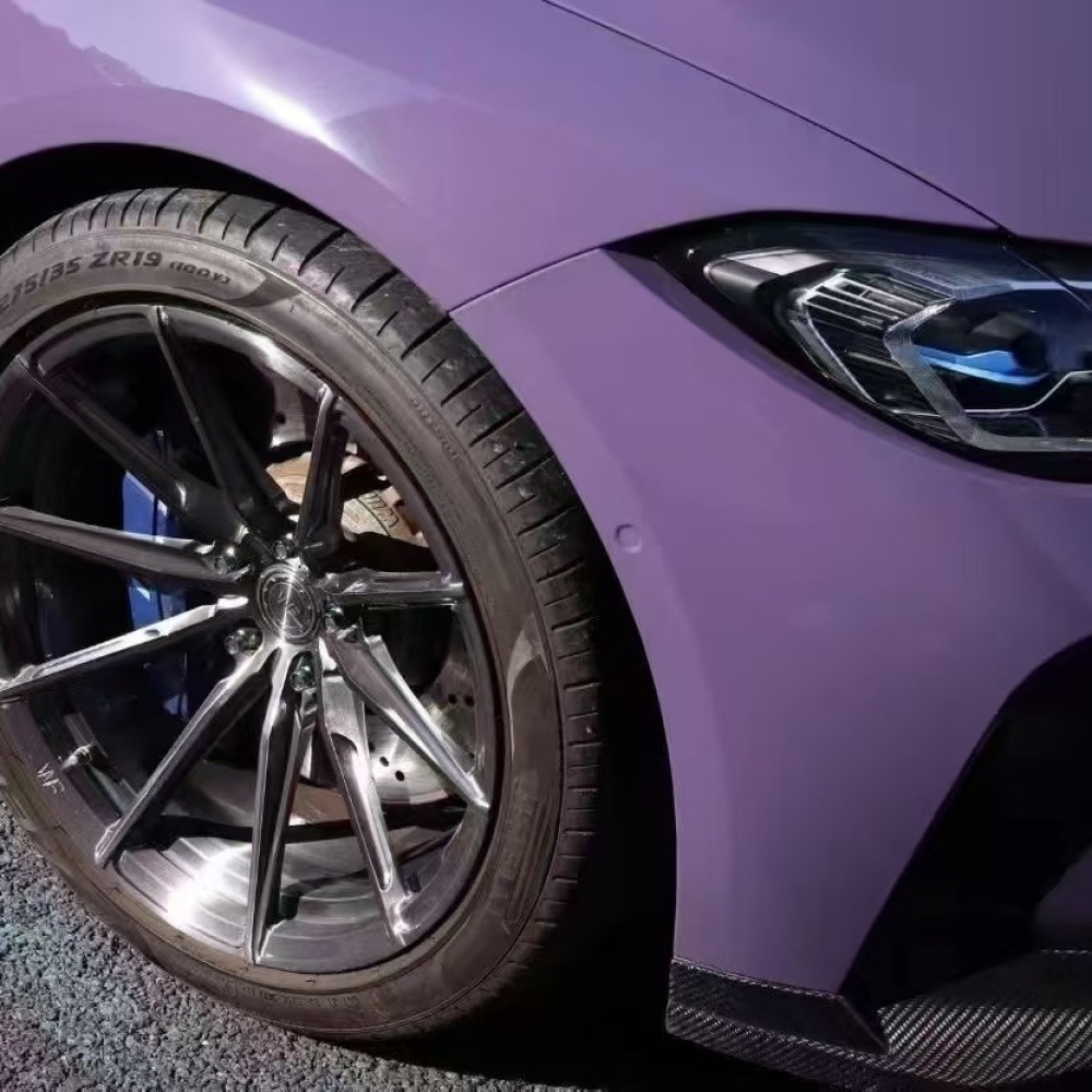 PET Haze Purple - Grey  Car Vinyl Wrap