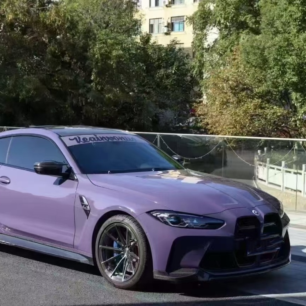 PET Haze Purple - Grey  Car Vinyl Wrap