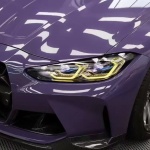 PET Haze Purple - Grey  Car Vinyl Wrap
