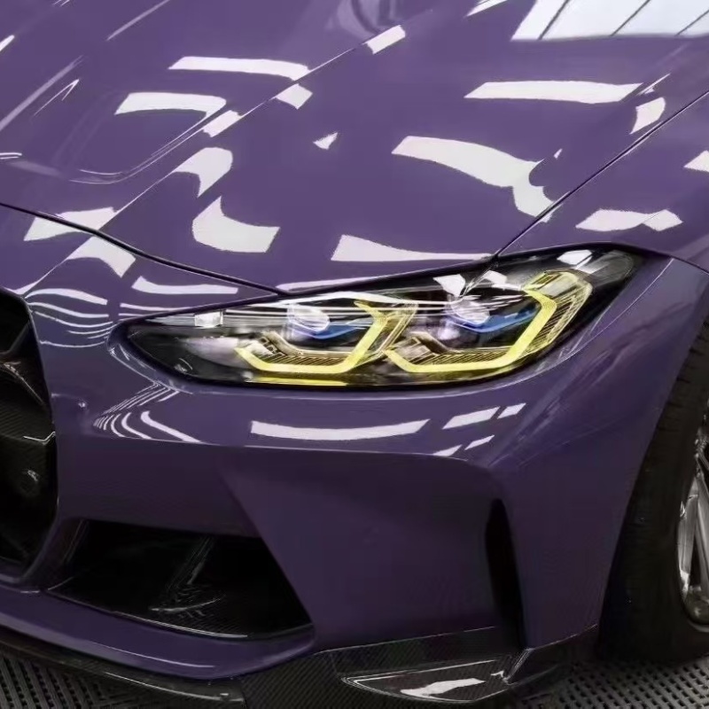 PET Haze Purple - Grey  Car Vinyl Wrap