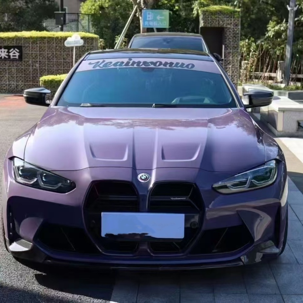 PET Haze Purple - Grey  Car Vinyl Wrap