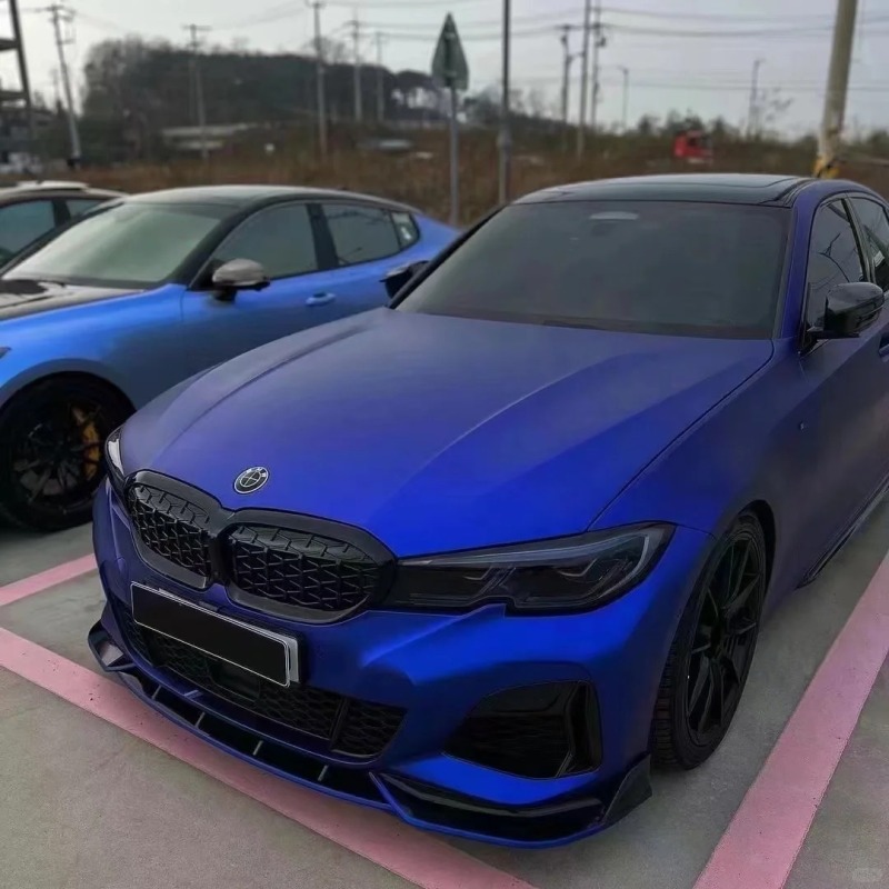 PET Matt Electroplated Klein Blue Car Vinyl Wrap