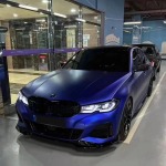 PET Matt Electroplated Klein Blue Car Vinyl Wrap