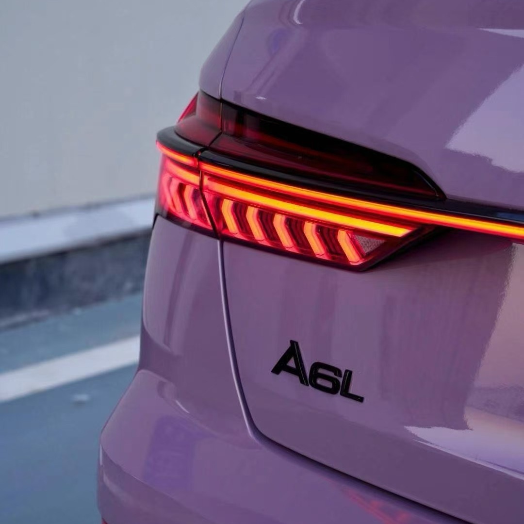 PET Sugar Violet Milk Coffee Car Vinyl Wrap