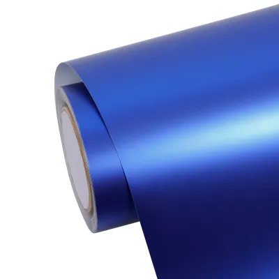 PET Electroplated Klein Blue Car Vinyl  Wrap 01