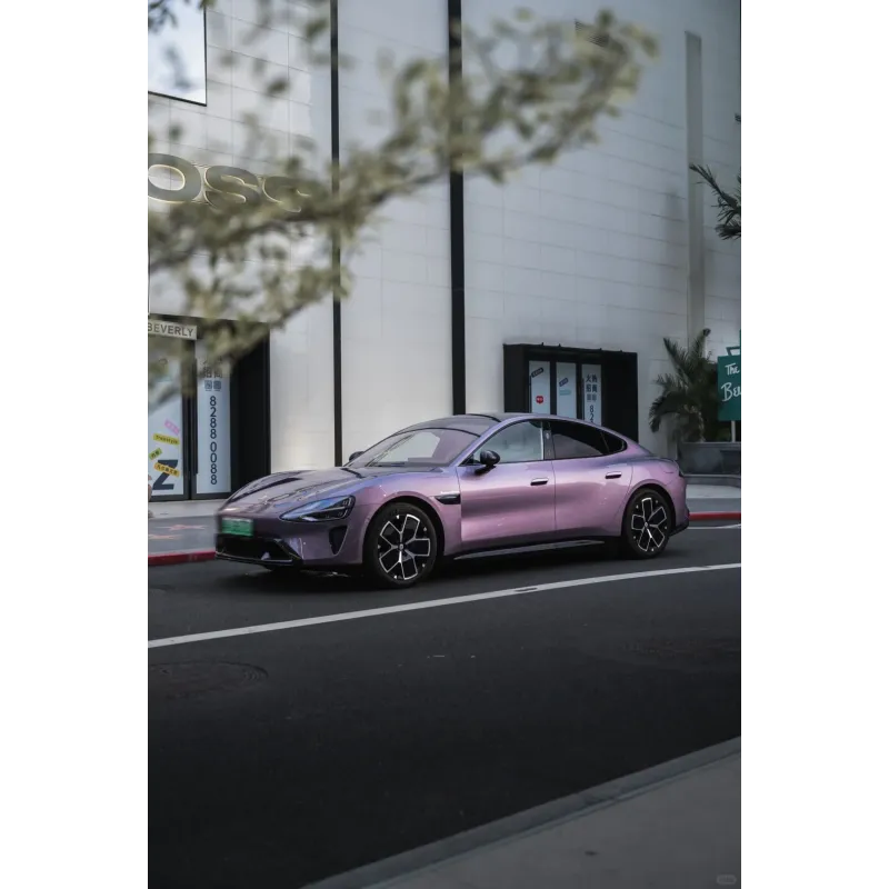 PET Sunshine Purple Car Vinyl Wrap