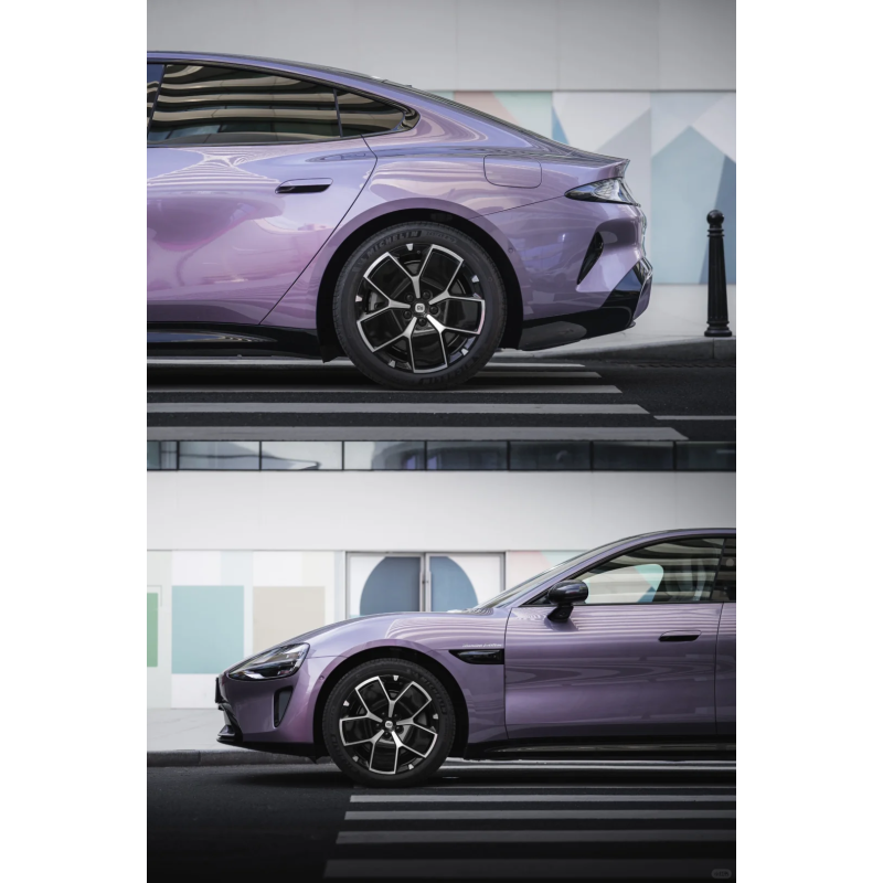 PET Sunshine Purple Car Vinyl Wrap