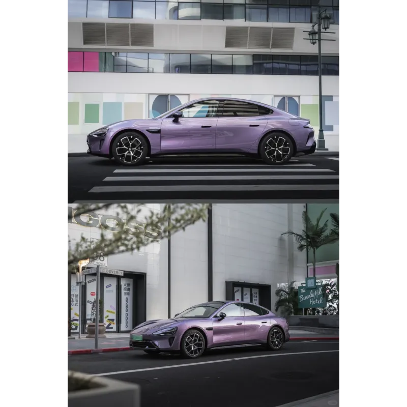 PET Sunshine Purple Car Vinyl Wrap
