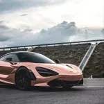 Gloss Rose Gold Mirror Chrome Car Vinyl Wrap