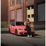 Super Gloss Magic Gold Orange Car Vinyl Wrap