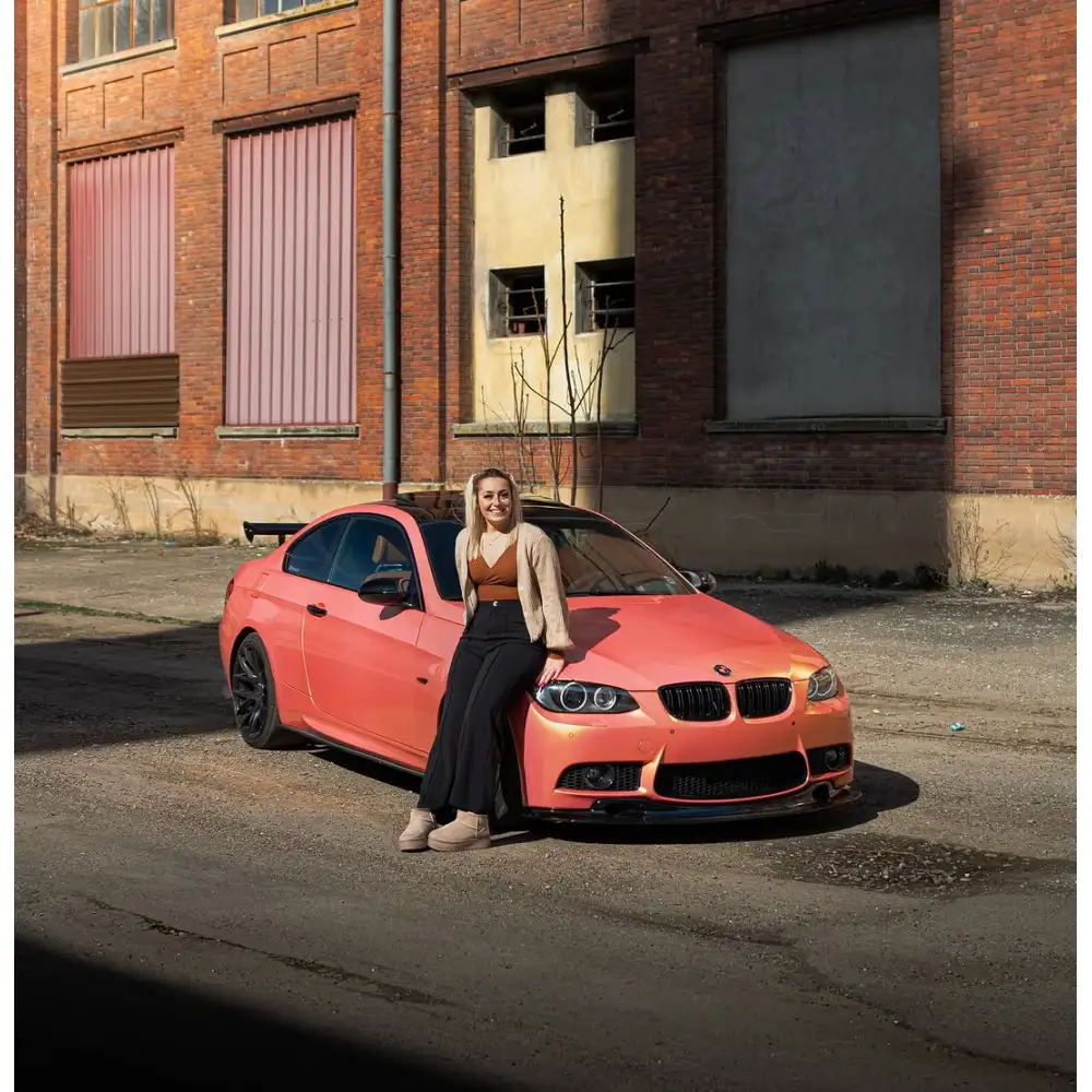 Super Gloss Magic Gold Orange Car Vinyl Wrap