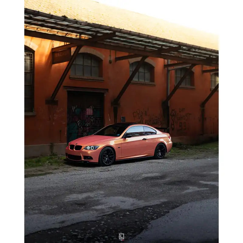Super Gloss Magic Gold Orange Car Vinyl Wrap