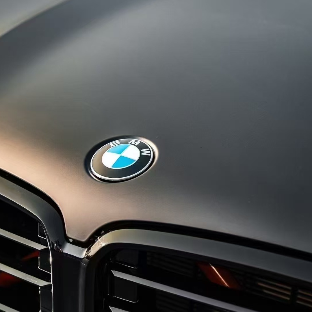 Satin Black Car Vinyl Wrap