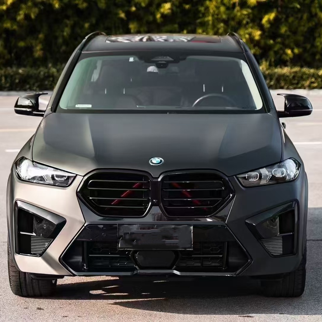 Satin Black Car Vinyl Wrap