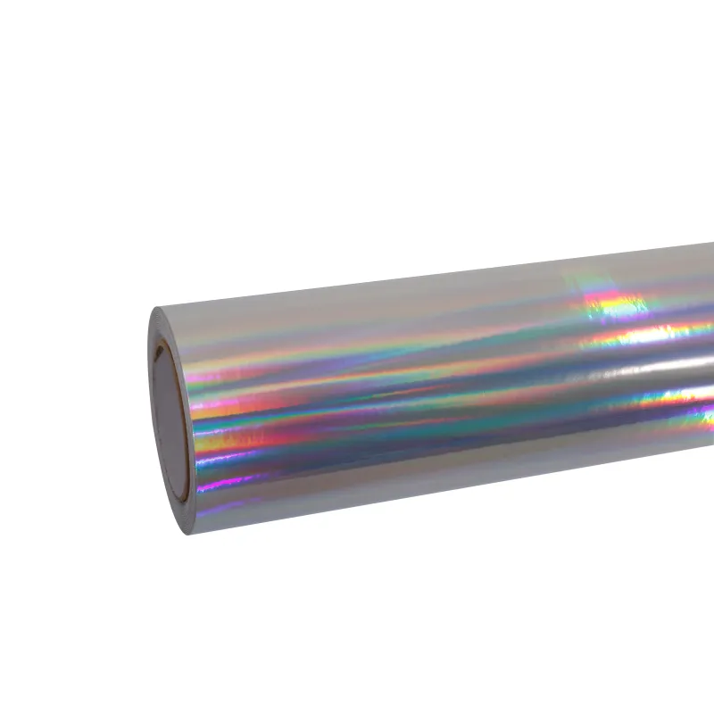 Laser Electroplated Silver Car Vinyl Wrap