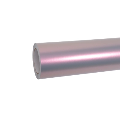 Matte Twin Candy Grey Red Car Vinyl Wrap 01