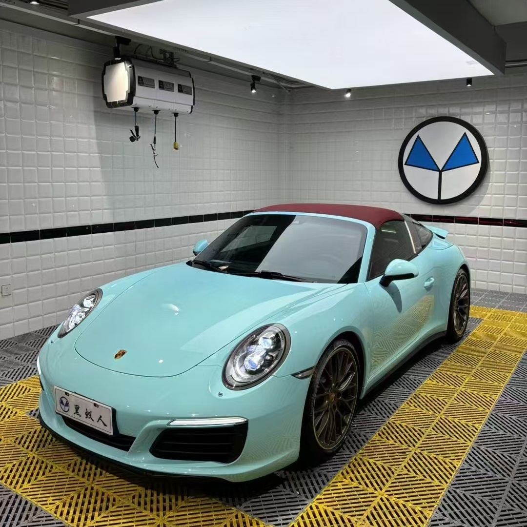 Super Gloss Tanager Blue Car Vinyl Wrap