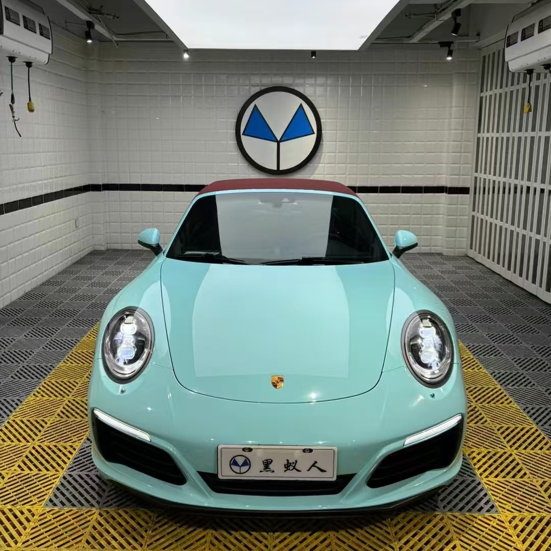 Super Gloss Tanager Blue Car Vinyl Wrap