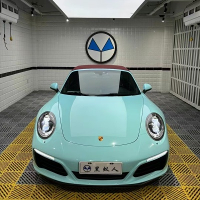 Super Gloss Tanager Blue Car Vinyl Wrap 02