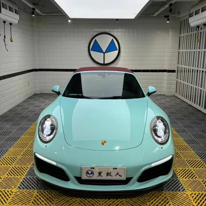 Super Gloss Tanager Blue Car Vinyl Wrap