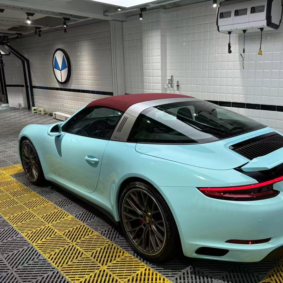 Super Gloss Tanager Blue Car Vinyl Wrap