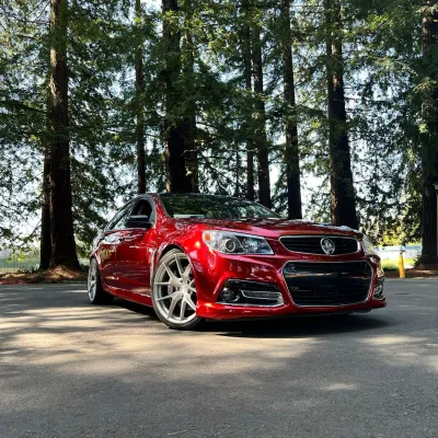 Gloss Metallic Cherry Red Car Vinyl Wrap 02
