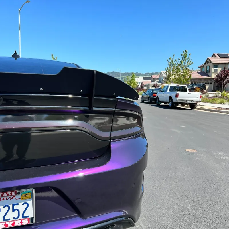 Gloss Metallic Midnight Purple Car Vinyl Wrap