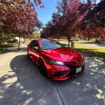 Gloss Metallic Vampire Red Car Vinyl Wrap