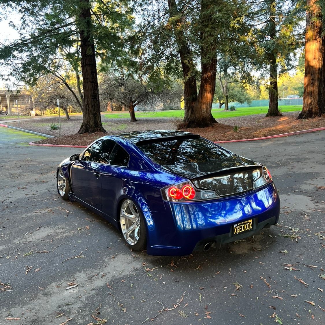 Porsche BMW Gloss PET Gentian Blue Car Vinyl Wrap
