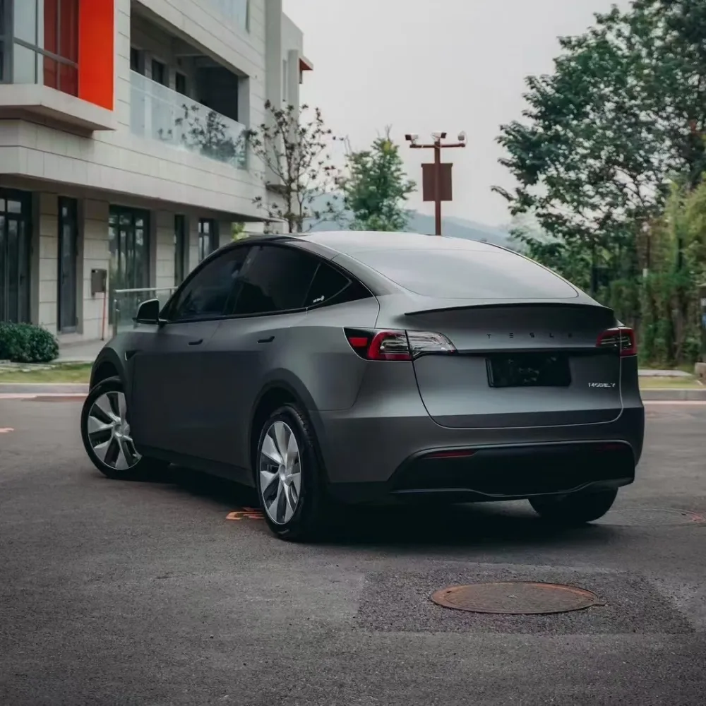 PET Matte Pearl Grey Car Vinyl Wrap