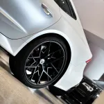 PET Pure Metal White Car Vinyl Wrap