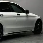 PET Pure Metal White Car Vinyl Wrap