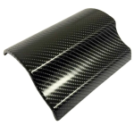 6D Super Gloss Emulational Carbon Fiber Black Car Vinyl Wrap 