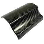 6D Super Gloss Emulational Carbon Fiber Black Car Vinyl Wrap 