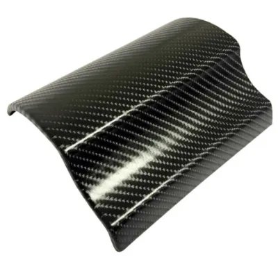 6D Super Gloss Emulational Carbon Fiber Black Car Vinyl Wrap  02